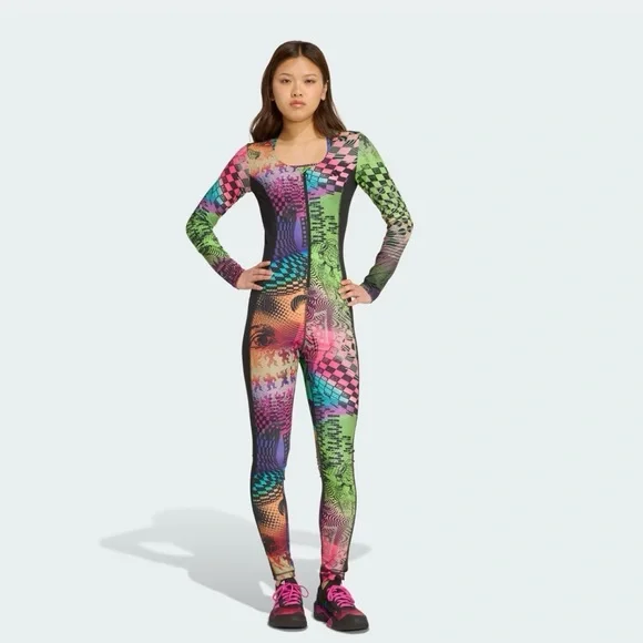 Nwot Jeremy Scott x Adidas jumpsuit sz L - Picture 6 of 12